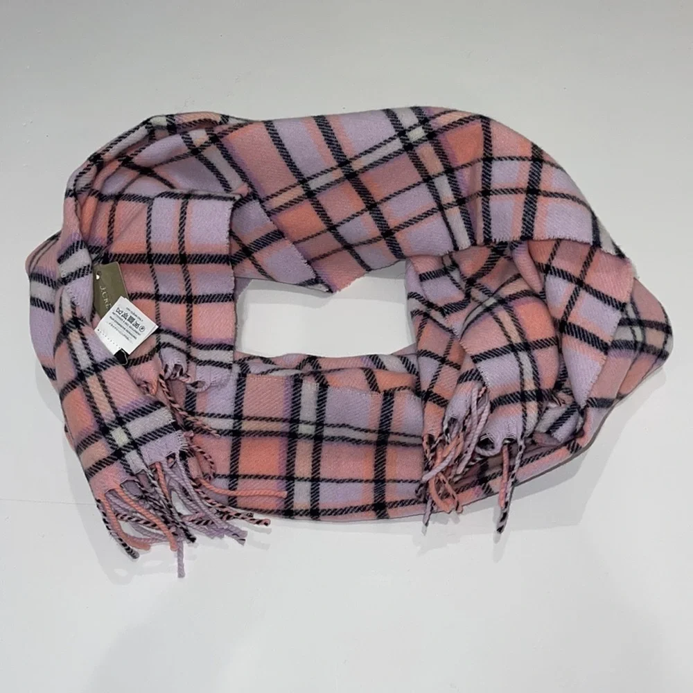 NEW J CREW TARTEN ASBURY PLAID SCARF - Picture 10 of 10